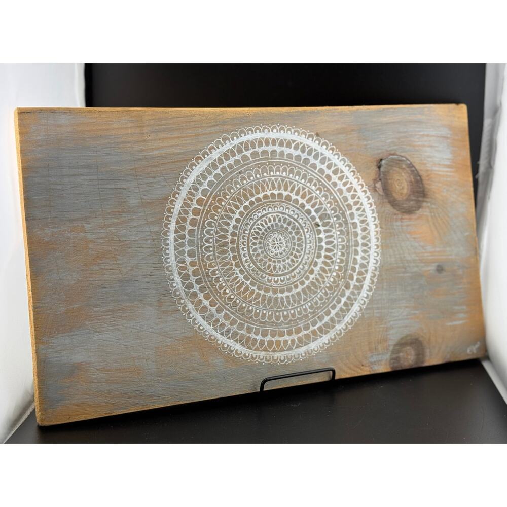 Mandala on Wood Art